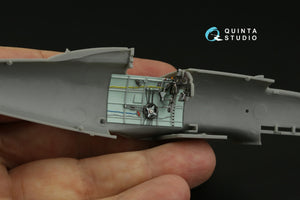 Quinta Studio QD48389 Macchi C.202 Folgore Early Intérieur imprimé en 3D et coloré sur papier décalcomanie (Hasegawa/Eduard) 1/48  – immagine 9