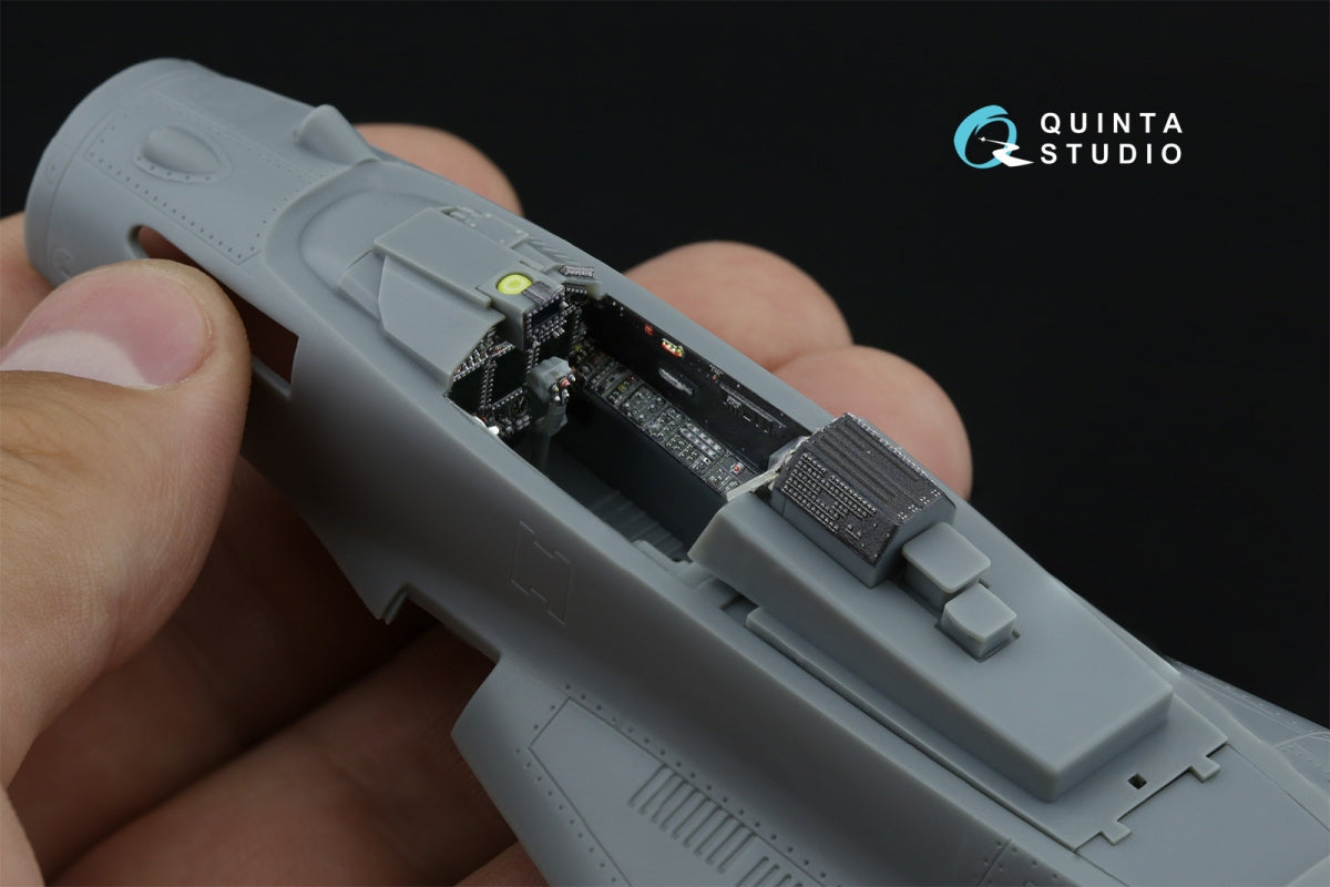 Intérieur coloré imprimé en 3D sur papier décalcomanie pour MiG-35 (Quinta Studio QD48513, HobbyBoss) à l&amp;#39;échelle 1/48 – image 10