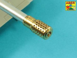 Canons Aber 35L-263 pour char allemand E-100 (Dragon), calibres 15 cm et 7,5 cm, échelle 1/35  – immagine 5