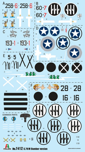 Italeri 1412 S.79 M Sparviero Bomber version 1/72 – zdjęcie 5
