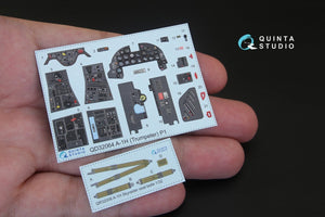Intérieur imprimé en 3D et coloré sur papier décalcomanie Quinta Studio QD32064 A-1H Skyraider (pour maquette Trumpeter) 1/32 – image 2