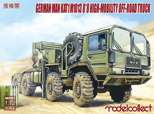 Modelcollect UA72121 Camion tout-terrain allemand MAN KAT1 M1013 8/8 à haute mobilité 1/72