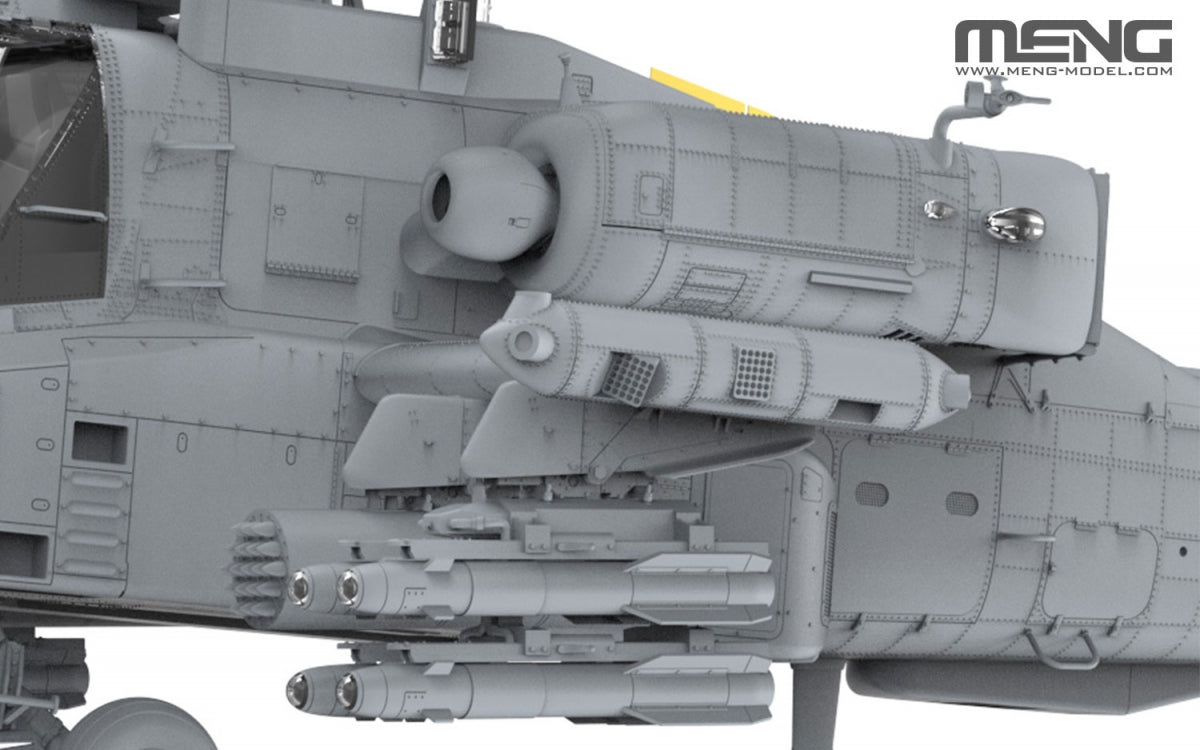 Meng Model QS-004 Boeing AH-64D Apache Longbow Heavy Attack Helicopter 1/35 – zdjęcie 3
