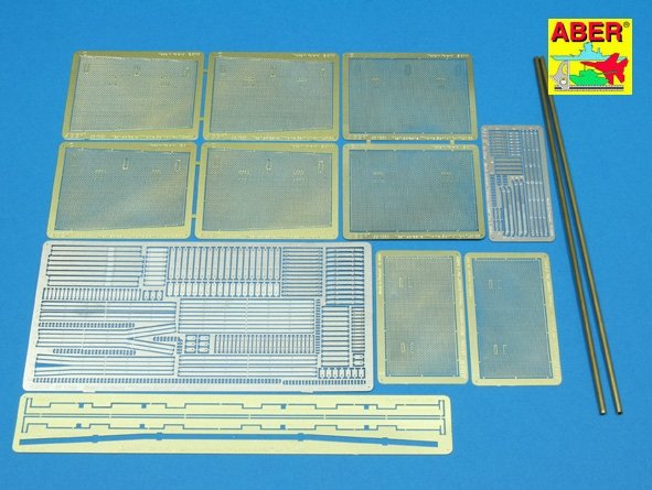 Grilles de protection Aber 35135 Thoma pour char T-34/85 (1/35)