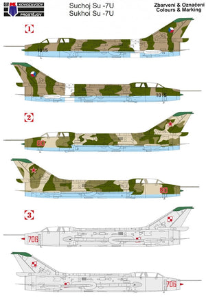 Kovozavody Prostejov KPM4821 Su-7UMK &amp;quot;Pacte de Varsovie&amp;quot; 1/48 – image 2