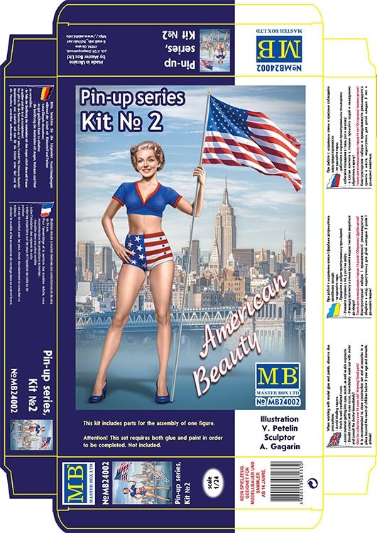 Kit Master Box 24002 Pin-up Series n° 2 Betty 1/24 – immagine 3