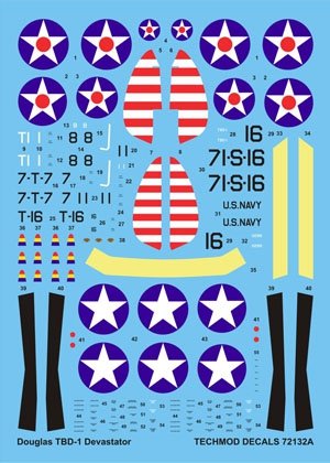 Techmod 72132 - Dévastateur Douglas TBD-1 (1/72)