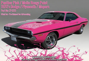 Peinture Zero Paints ZP-1372 Rose Panthère / Rouge Moulin - Dodge, Plymouth, Mopar des années 70, 60 ml – image 3