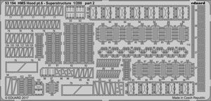 Eduard 53194 HMS Hood partie 6 superstructure TRUMPETER 1/200 – image 2