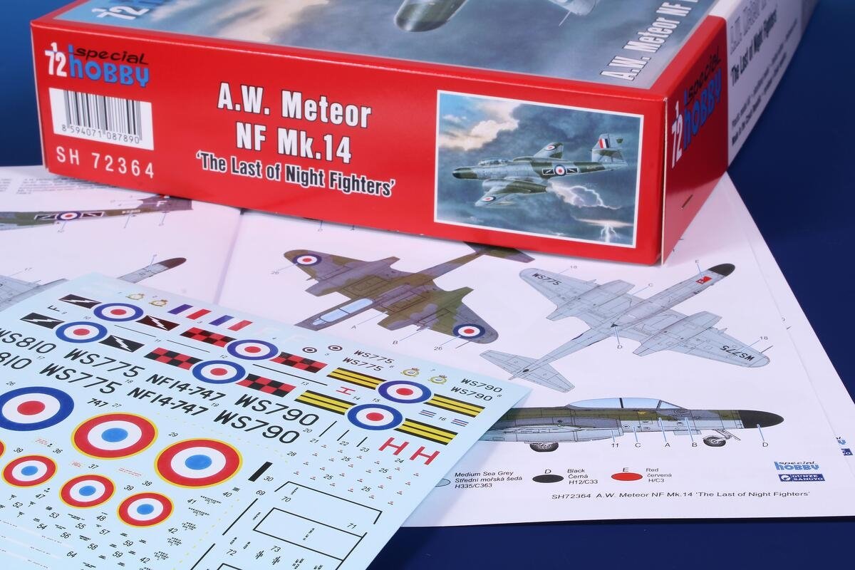 Special Hobby 72364 A.W. Meteor NF Mk.14 &amp;#39;The Last of Night Fighters&amp;#39; 1/72 – zdjęcie 2