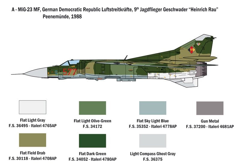 Italeri 2798 MiG-23 MF/BN FLOGGER 1/48 – image 5