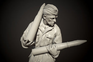 Panzer Art FI35-101 Waffen-SS tanker préparant les munitions n° 1 1/35 – image 2