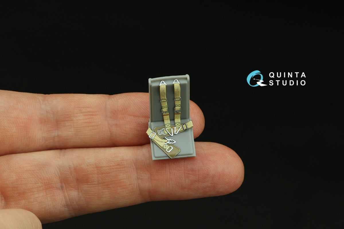 Quinta Studio QR+35027 Ceintures de sécurité pour avions de chasse de la Luftwaffe de la Seconde Guerre mondiale (avec boucles métalliques) (Tous les kits) 1/35 – Bild 8