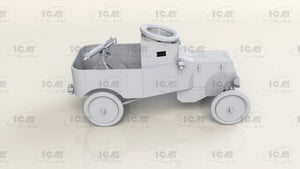 Voiture blindée ICM 35670 Modèle T RNAS avec équipage de char britannique de la Première Guerre mondiale, échelle 1/35 – immagine 9