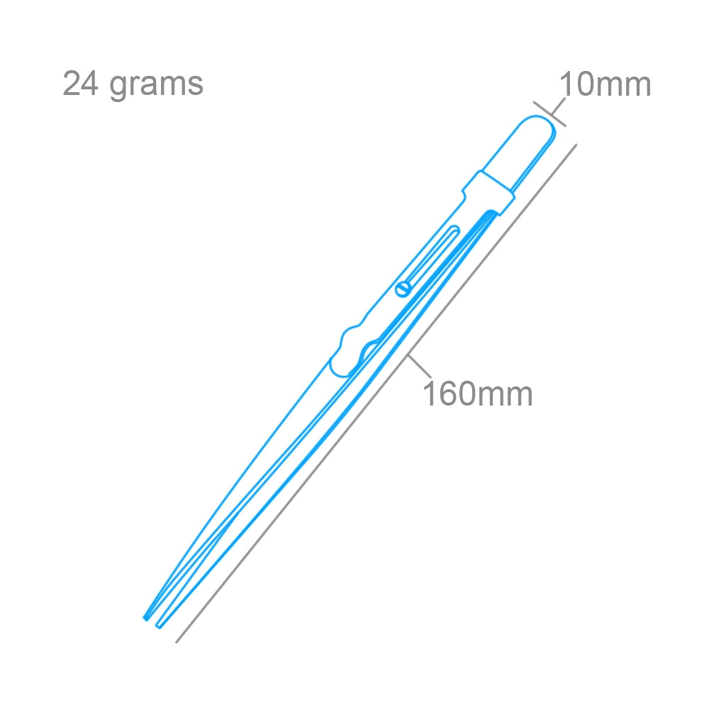 Modelcraft PTW1093-FR Fine Serrated Locking Stainless Steel Tweezers – zdjęcie 2