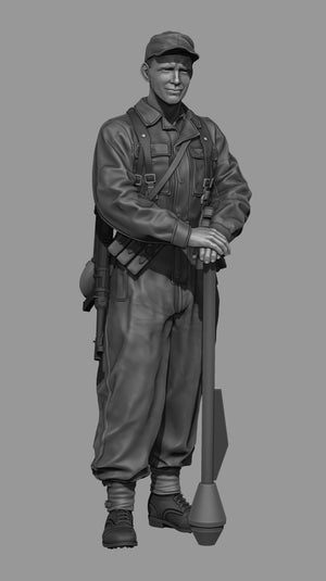 Panzer Art FI35-218 Panzerknacker en combinaison de camouflage n° 2 1/35  – immagine 2