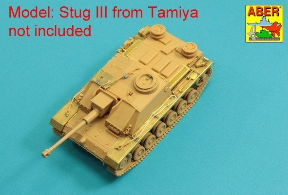 Aber 48A31 Grilles pour Pz.Kpfw. III et Stug III Compatibles avec les modèles Tamiya : 32540 ; 32524 ; 32525 ; 32543 ; 1/48 – imagen 13