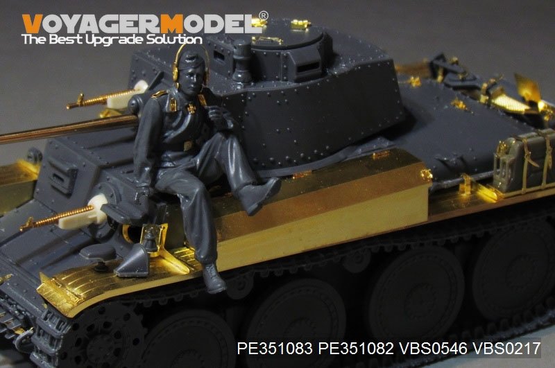 Voyager modèle PE351083 WWII allemand Pz.Kpfw.38(t) Ausf.E/F Tamiya 1/35 – image 9