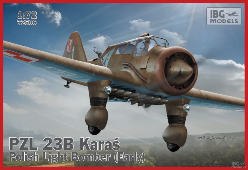 IBG 72506 PZL 23B Karaś Bombardier léger polonais début (1/72)