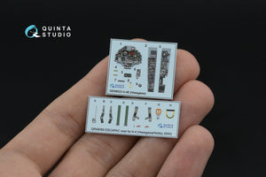 Intérieur imprimé en 3D et coloré sur papier décalcomanie Quinta Studio QD48523 A-4E (Hasegawa/Hobby2000) 1/48 – Bild 6