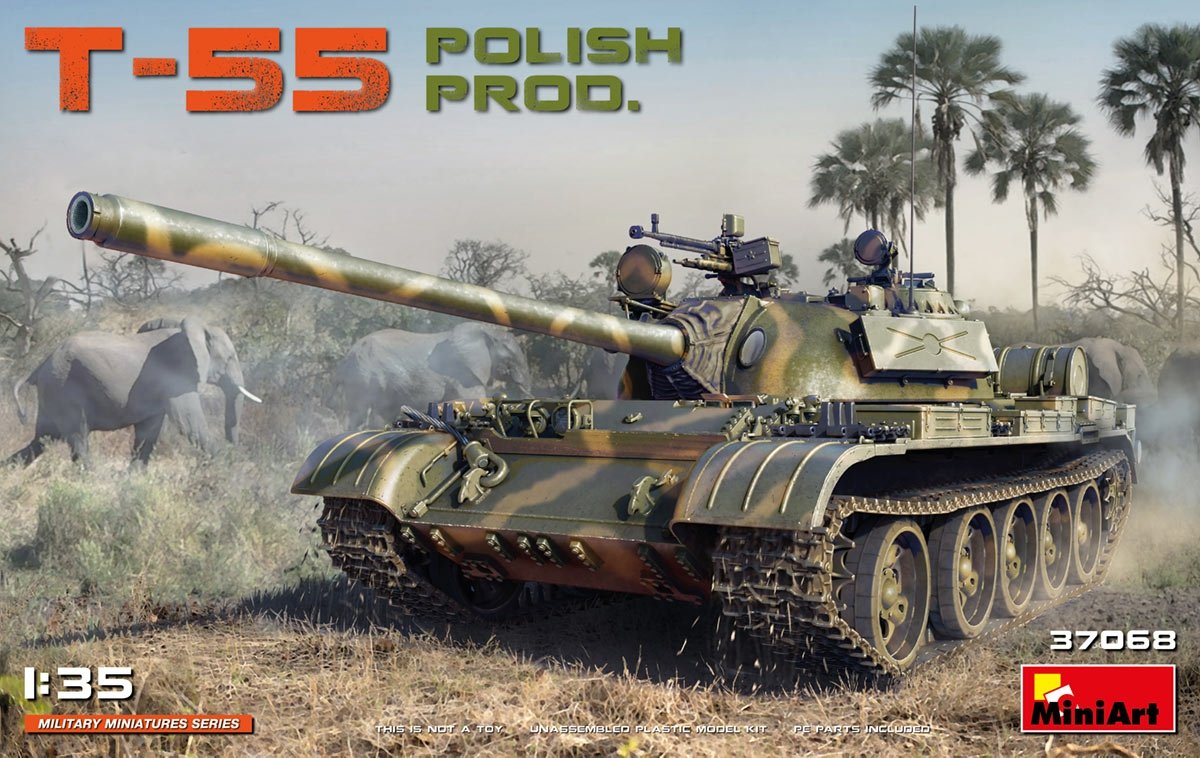 MiniArt 37068 T-55 PRODUCTION POLONAISE 1/35