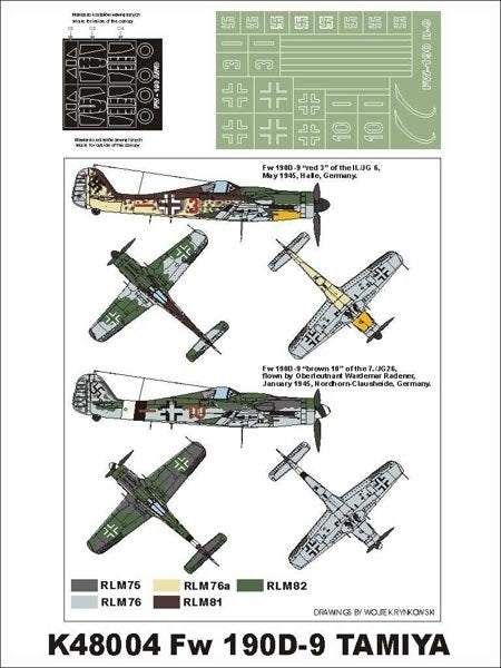 Montex K48004 Fw 190 D9 1/48 