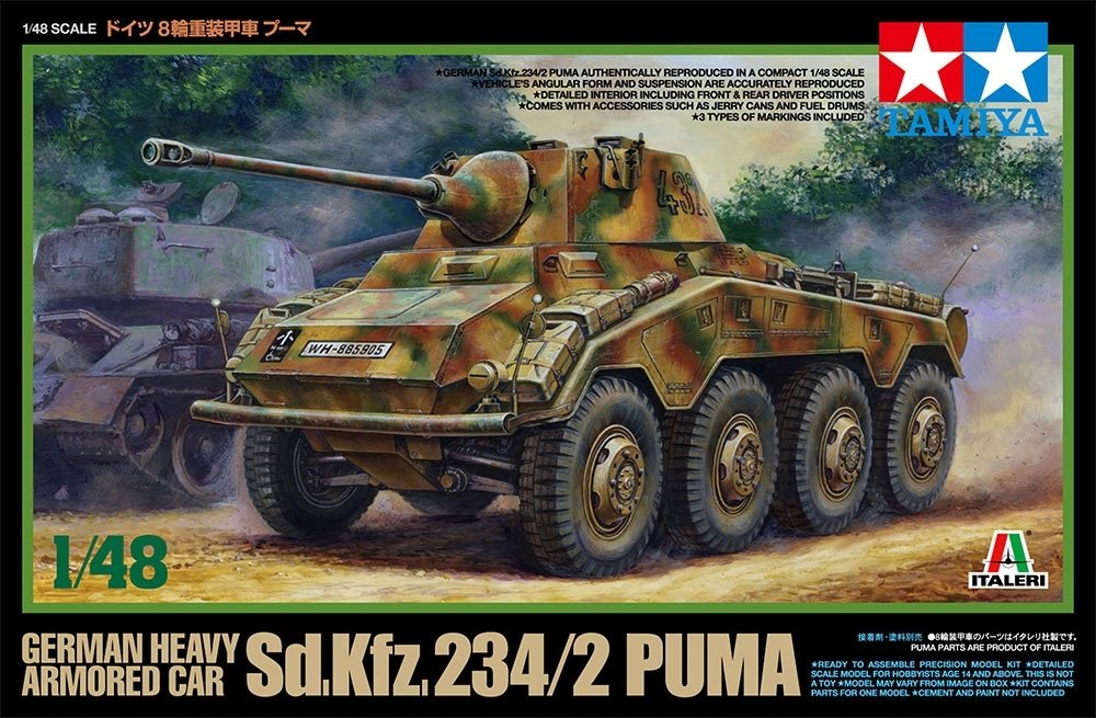 Tamiya 37010 ALLEMAND SD.KFZ.234/2 PUMA 1/48