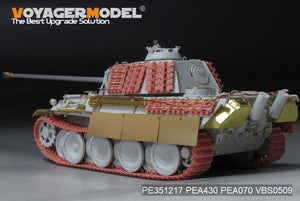 Maquette Voyager PE351217 Panther G allemand de la Seconde Guerre mondiale, version de base (pour MENG TS-052) 1/35 – image 4