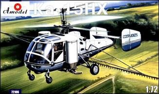 Modèle A 72106 Kamov Ka-15NH Hélicoptère agricole soviétique 1/72