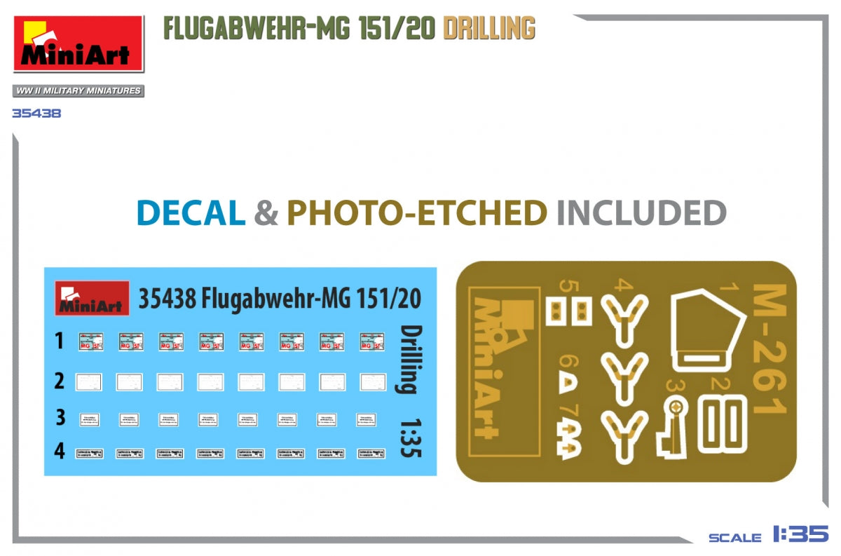 MiniArt 35438 FLUGABWEHR-MG 151/20 PERÇAGE 1/35 – image 2