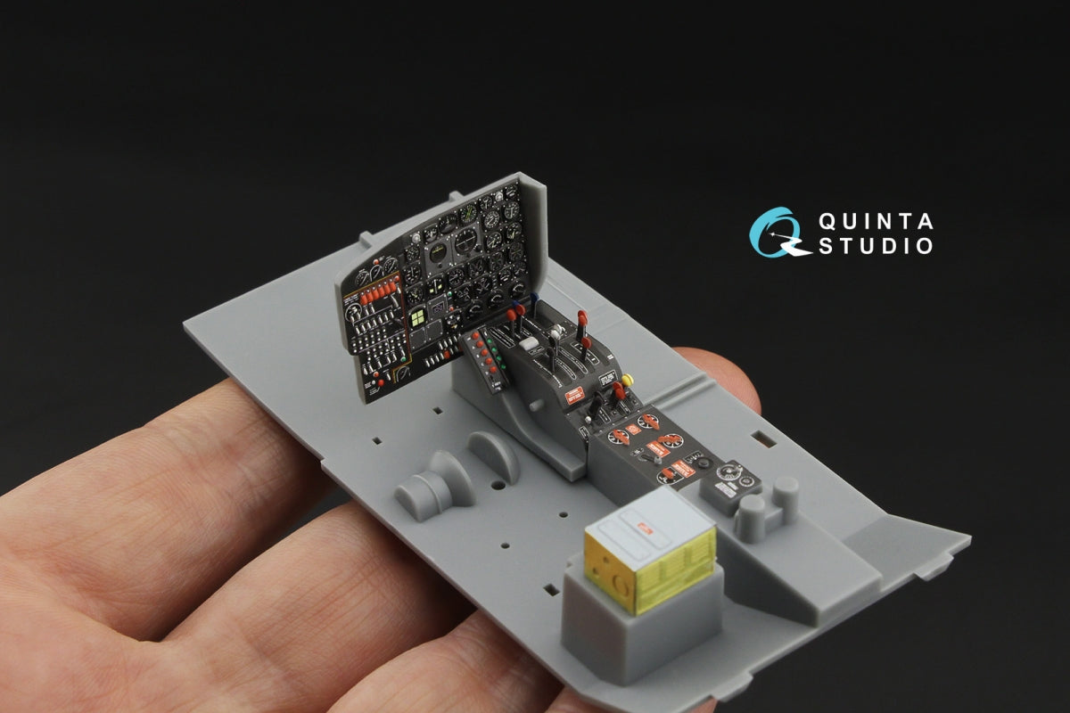 Intérieur imprimé en 3D et coloré sur papier décalcomanie Quinta Studio QD+32250 A-26C Invader (Hobby Boss) (avec pièces en résine imprimées en 3D) 1/32  – image 8