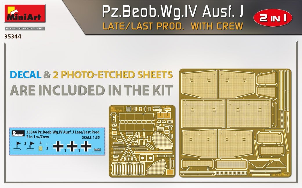 MiniArt 35344 Pz/Beob.Wg.IV Ausf. J En retard/Dernière prod. 1/35 – Bild 5