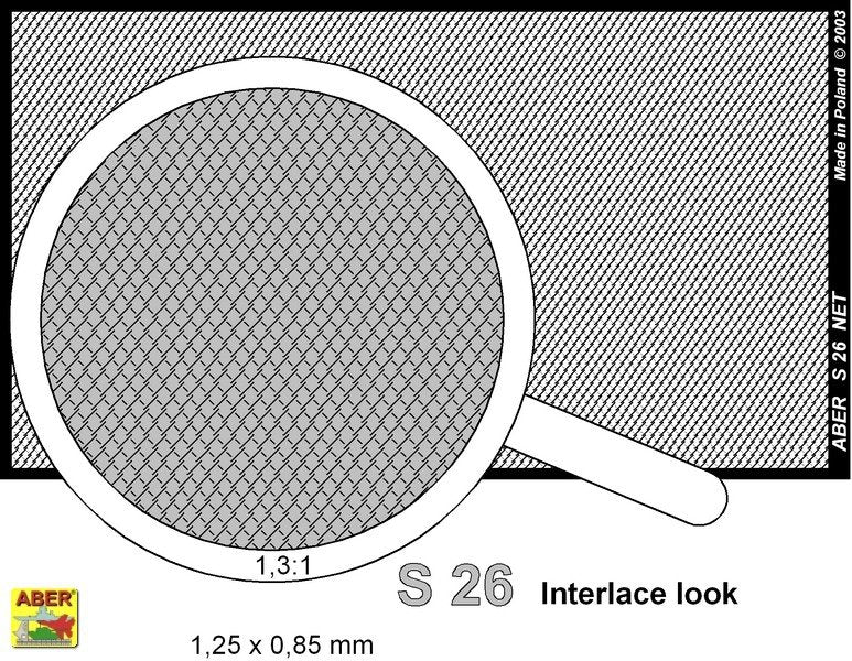 Filet Aber S-26 à mailles entrelacées de 0,8 x 0,8 mm – image 2