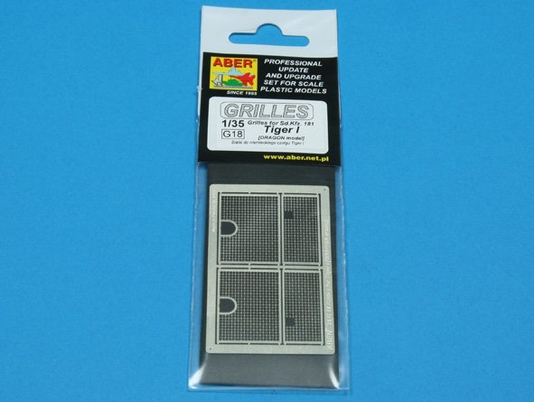 Aber 35G18 Grilles pour char allemand Sd.Kfz. 181 Tigre I (1/35) – immagine 4