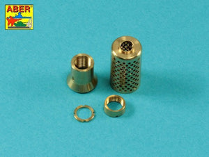 Canon Aber 35L-264 avec frein de bouche pour canon antichar allemand Krupp 12,8 cm PAK 44 (Grande Muraille) à l&amp;#39;échelle 1/35 – immagine 7