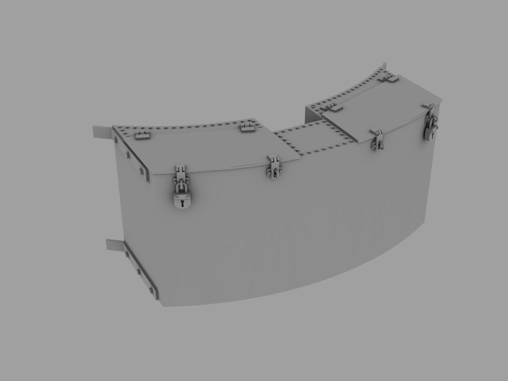Panzer Art RE35-064 Coffre de rangement pour char Tiger I (Bataille de Koursk) 1/35 