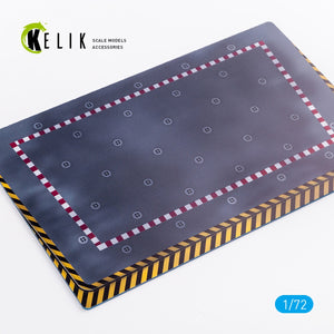 KELIK KS72031 CHARLES DE GAULLE ASCENSEUR - SOCLE - ACRYLIQUE 3 MM (280 X 180 MM) 1/72