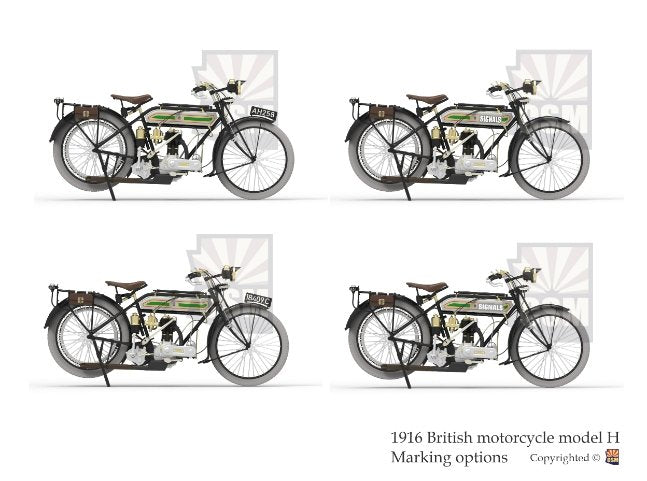 Copper State Models B35-001 Moto britannique Tr.Model H 1/35 – imagen 2