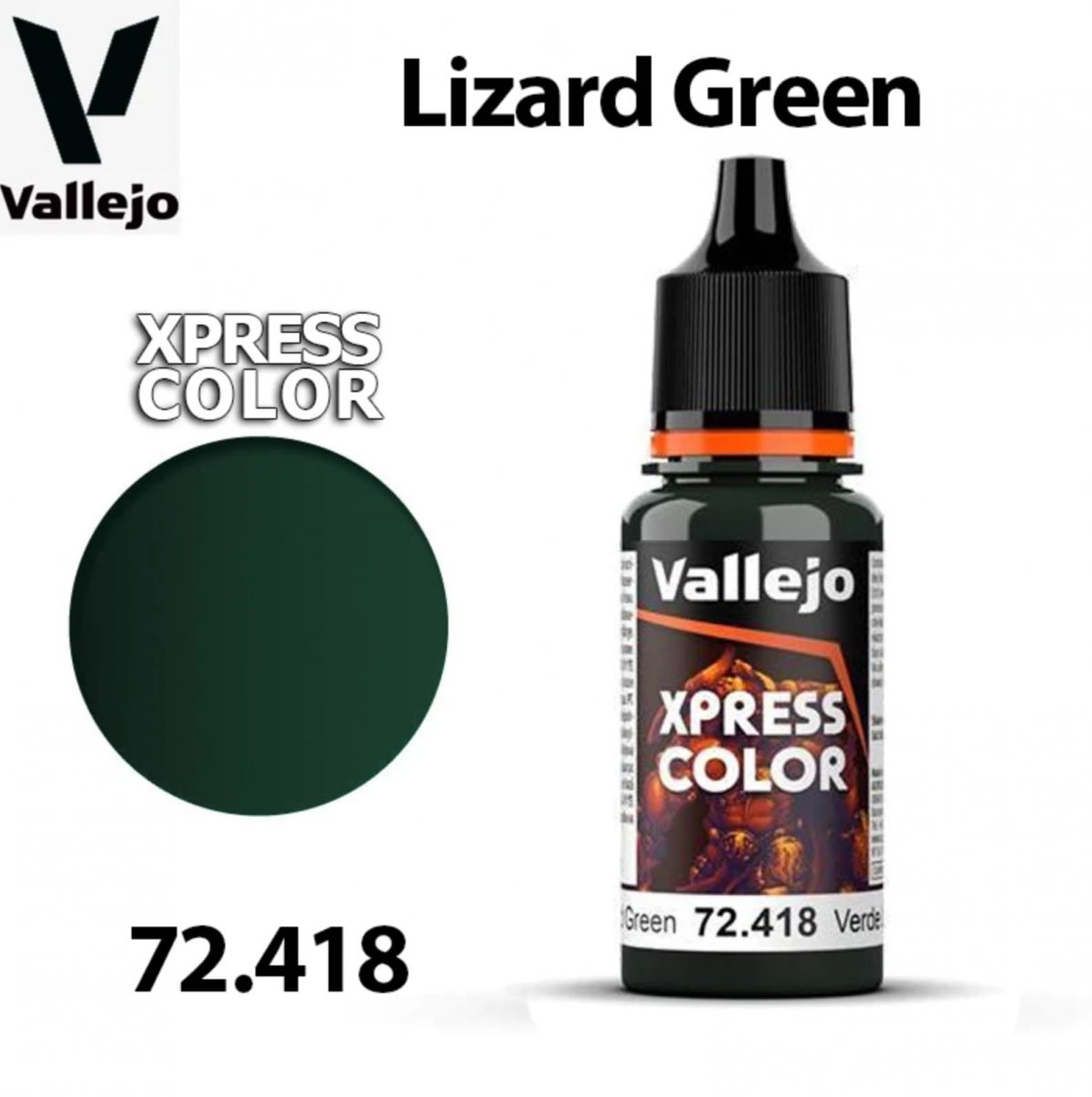 Vallejo 72418 Xpress Color - Vert Lézard 18 ml