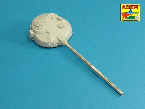 Canon Aber 35L-147 de 125 mm 2A46M-2 pour chars de combat principaux russes T-72B1, T-80B, T-80BV, T-80BVD et T-90 (Trumpeter, Zvezda, modèle b) à l'échelle 1/35