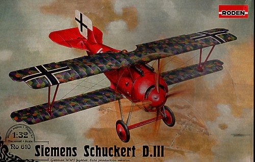 Roden 610 chasseur allemand IWW Siemens Schuckert D.III (1/32)