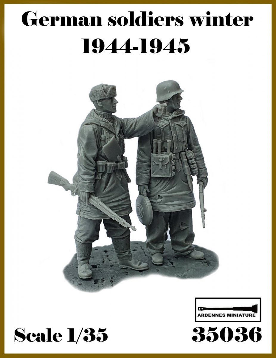 Ardennes Miniature 35036 SOLDATS ALLEMANDS HIVER 1944-1945 1/35 