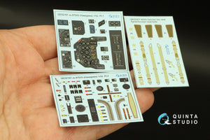 Intérieur imprimé en 3D et coloré sur papier décalcomanie Quinta Studio QD32167 Ju 87D/G (Hasegawa) 1/32  – image 6