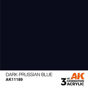 AK Interactive AK11189 BLEU DE PRUSSE FONCÉ – STANDARD 17 ml