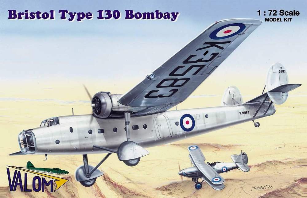 Valom 72055 Bristol Type 130 Bombay 1/72 