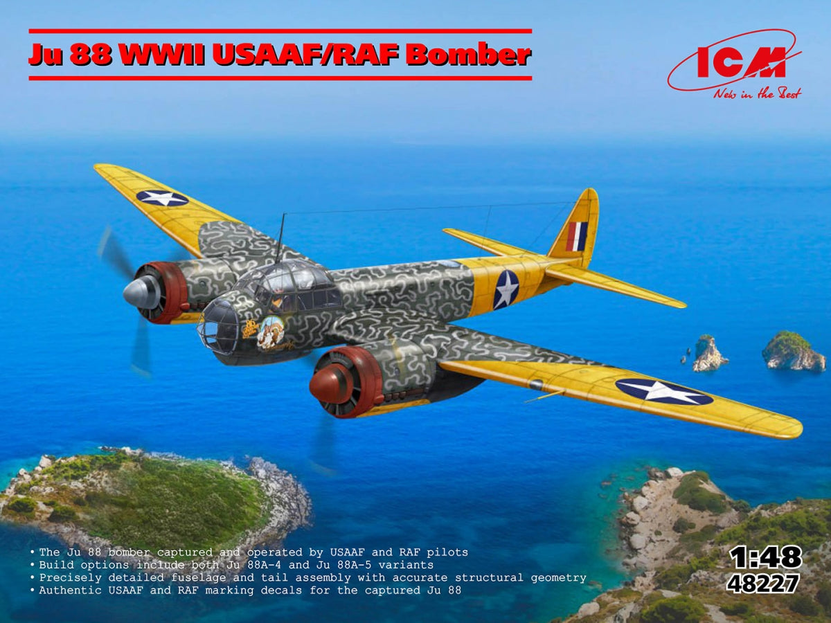 ICM 48227 Ju 88 Seconde Guerre mondiale USAAF/RAF Bomber 1/48  – image 2