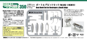 Ensemble de bossoirs pour bateaux Fine Molds WZ01 (Destroyer et autres petits navires) 1/350 – immagine 2