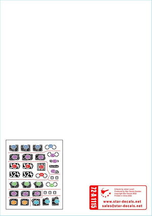 Star Decals 72-A1115 Tigres du Front Est s.Pz.Abt. 501 1943-44 Tiger I et Befehls-Tiger I Production moyenne 1/72 – imagen 2