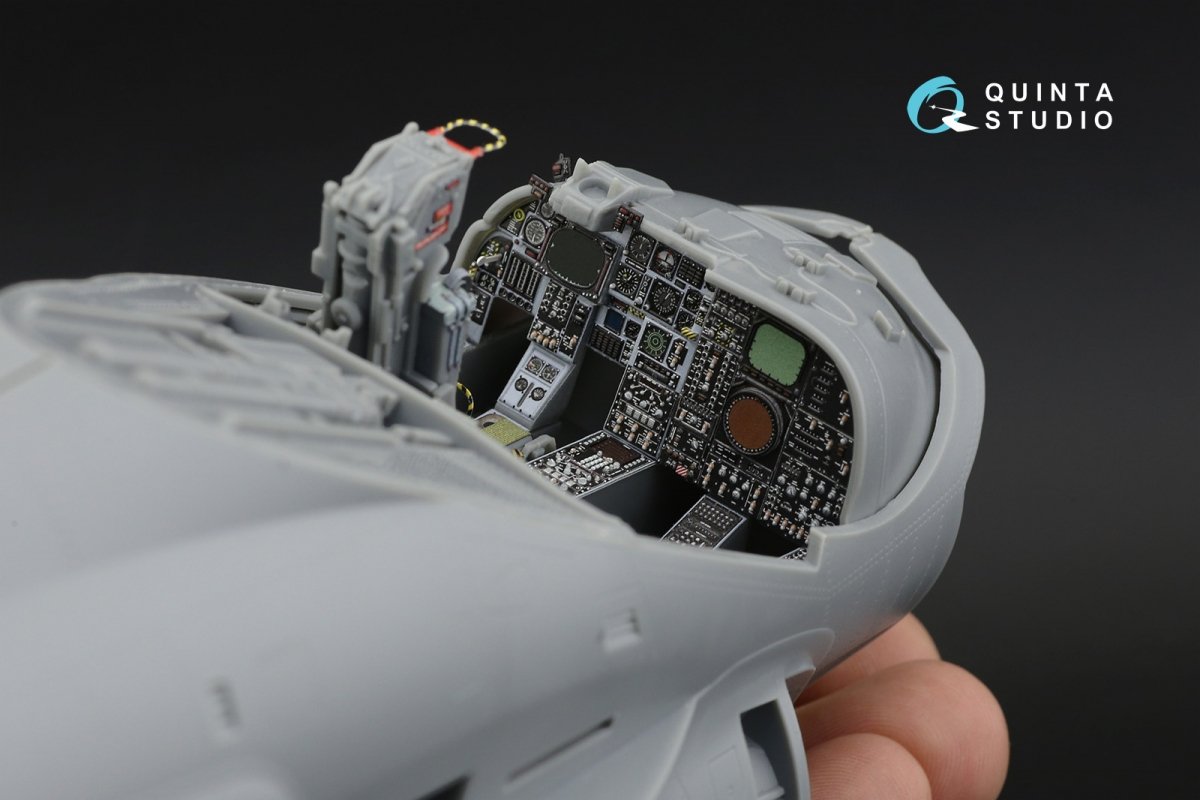 Intérieur imprimé en 3D et coloré sur papier décalcomanie Quinta Studio QD32107 A-6E TRAM Intruder (Trumpeter) 1/32 – image 6