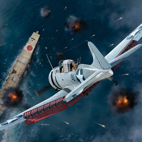 Maquette Academy 12345 USN SBD-3 « Bataille de Midway » au 1/48